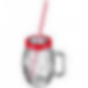 Кружка в комплекте с крышкой и трубочкой, цвет в ассорт.