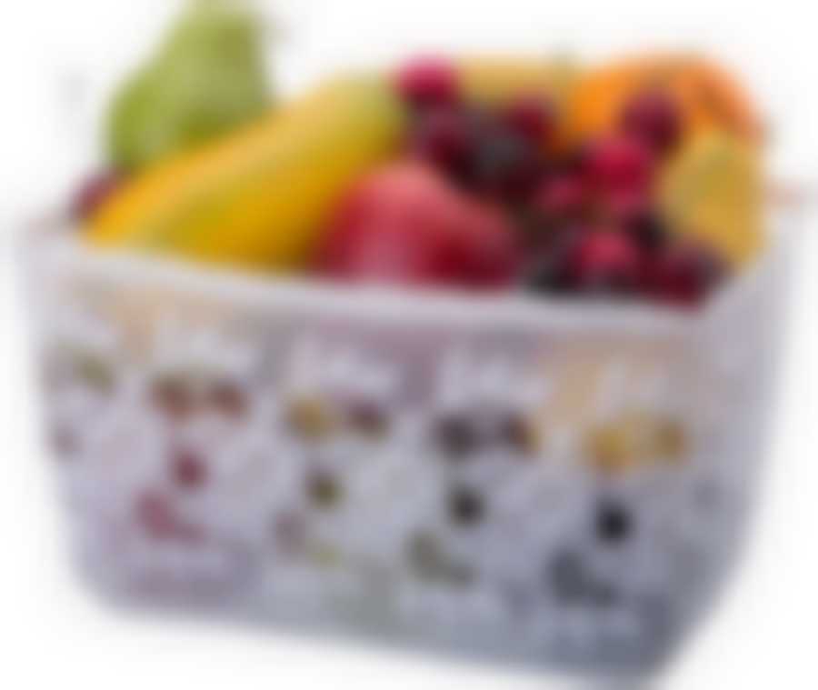 Корзинка белая 26*19 см,высота=15 см без упаковки