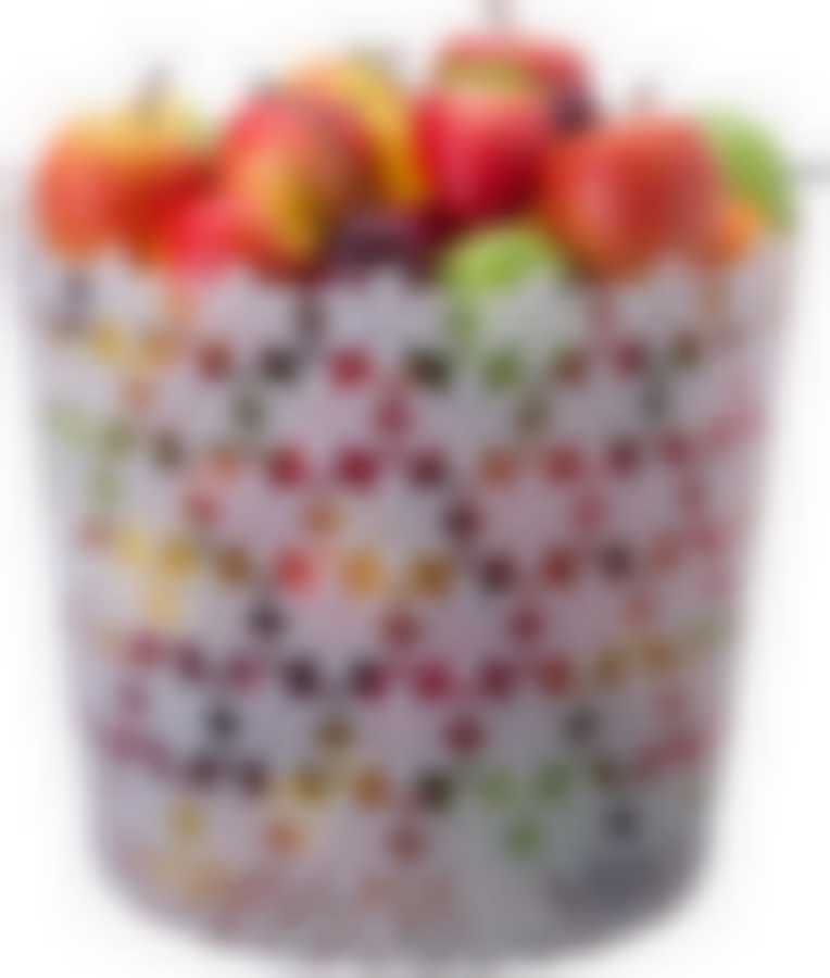 Корзинка белая диаметр=17 см,высота=15 см без упаковки