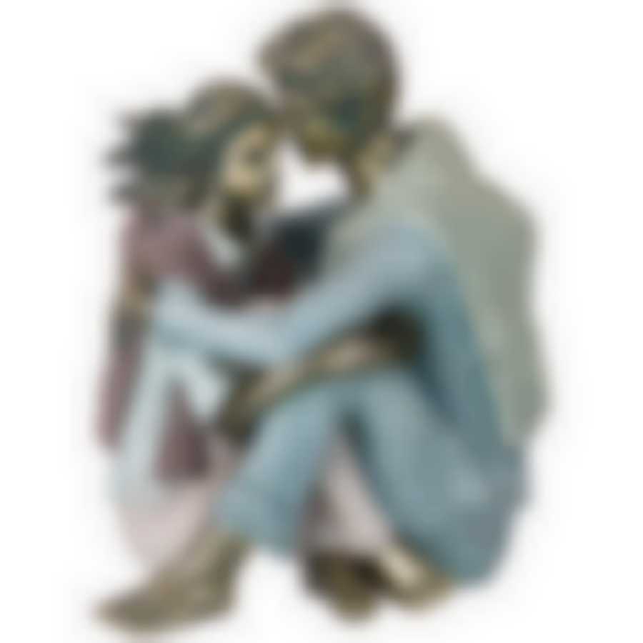 Статуэтка Влюбленные 19*15.5*20 см. серия Фьюжн