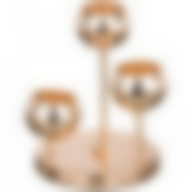 Подсвечник 3-х рожковый диаметр=18 см высота=22 см