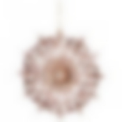 Декоративное изделие Снежинка диаметр=13 см цвет: золото с глиттером без упаковки (мал=24шт./кор=1