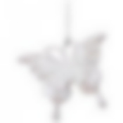 Декоративное изделие Бабочка 12*9 см цвет: белый без упаковки