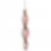 Декоративное изделие Спираль длина=18 см цвет:коричневый с глиттером без упаковки (мал=24шт./кор=2