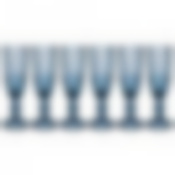 Набор бокалов для шампанского Серпентина из 6шт. 150мл. серия Muza color высота=20 см (кор=4наб.