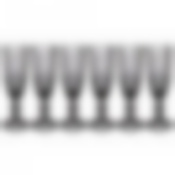 Набор бокалов для шампанского Серпентина из 6шт. 150мл. серия Muza color высота=20 см