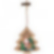 Декоративное изделие Новогоднее украшение с подсветкой 12*12*2,5 см без упаковки