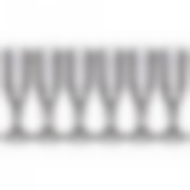 Набор бокалов для шампанского Рока 6шт. серия Muza color 150 мл высота=20 см.