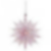 Декоративное изделие Звезда диаметр=13 см цвет: розовый с блеском без упаковки (мал=24шт./кор=288ш