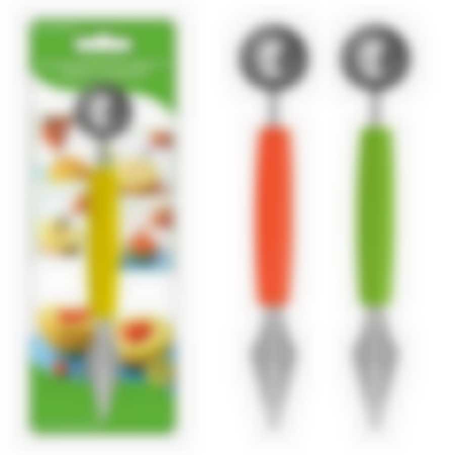 Инструмент для карвинга овощей и фруктов 3цв.