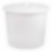 Бак универсальный 75 л (белый) с крышкой