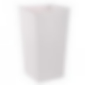 Кашпо напольное Ротанг со вставкой (270*270*520 мм) (белый)