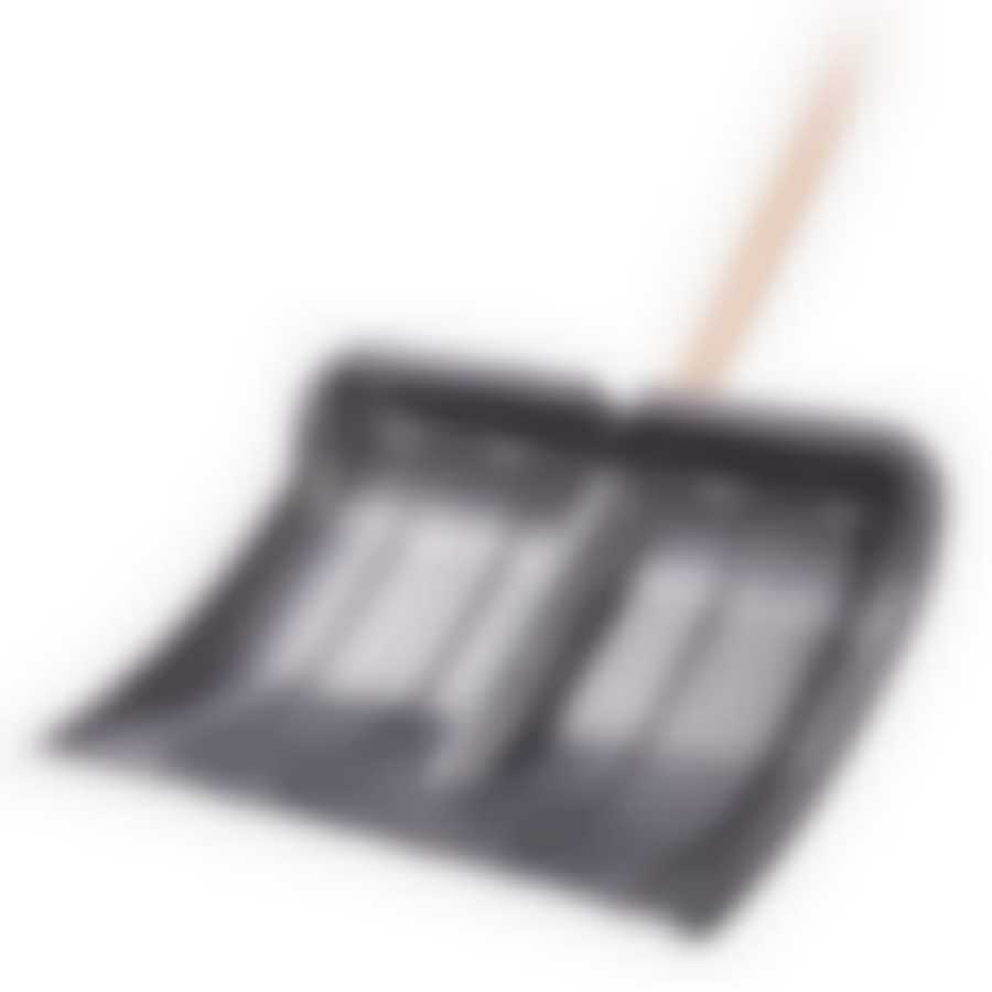 Лопата д/снега Добрыня (500*375) с дер.черен. (цвет в ассортименте)