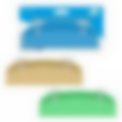 Подставка д/губки и зубной пасты 18*3,5см 3цв.