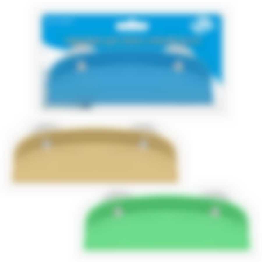 Подставка д/губки и зубной пасты 18*3,5см 3цв.