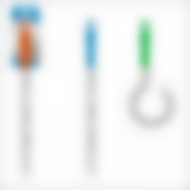 Щетка для банок и бутылок 3цв. 44см