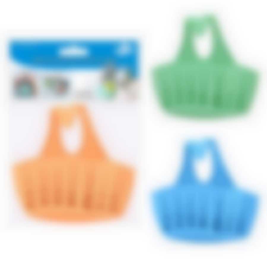 Подвесная подставка для щетки и губки 3цв.