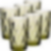 Набор стаканов 370 мл 6шт (цв. зеленый) LR (х4)