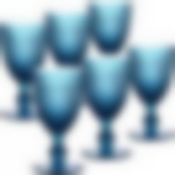 Набор бокалов 250 мл 6 шт (цв. голубой) LR (х4)