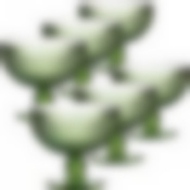 Набор креманок 400 мл 6 шт ЗЕЛЁНЫЙ 