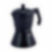 Кофеварка гейзерная 450мл (9 порций) из алюминия с широким индукционным дном (черный мрамор)	