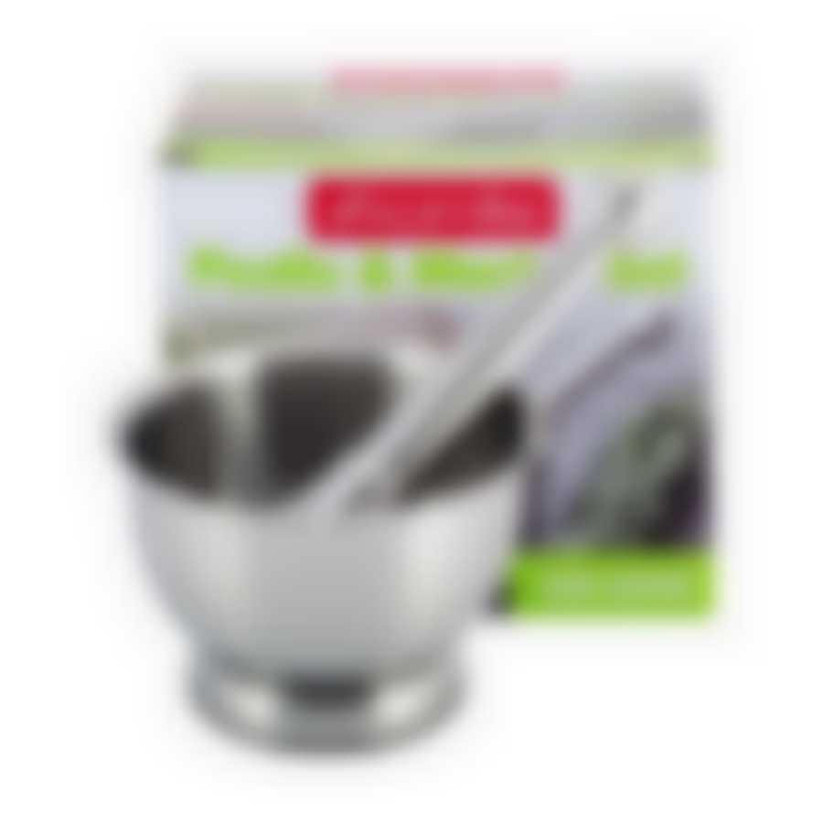 Ступка и пестик из нержавеющей стали для специй