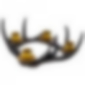 Подсвечник 4-х рожковый Рога 26*18*10 см