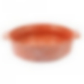 Форма круглая с ручками d24см, h6,5см (терракотовый мрамор) (4шт) 1ФТтм-1