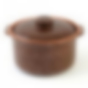 Горшок- сотейник 1,0л (мрамор коричневый) (12) 1ГС3мк-2