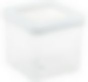 Емкость для сыпучих продуктов СТЕП 0,65л 10х10х9,5см Белый