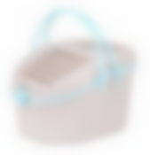 Корзина для переноски животных "Мур-мяу" (св.серый)