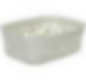 Коробка ФЛОРА 1л (белый ротанг)