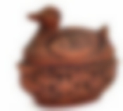 Жаровня УТКА красная глина