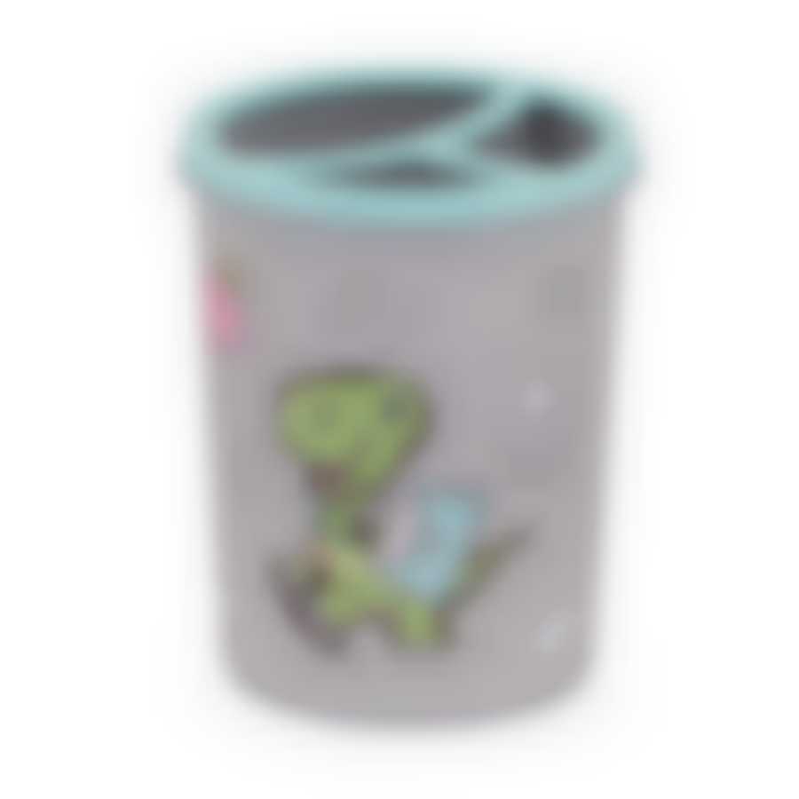 Подставка д/карандашей "Динозаврики" 0,7л (цвет в ассортименте)