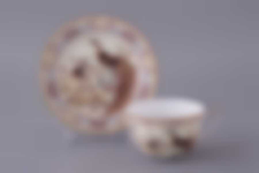 Чайный набор на 1 персону 2 пр."ПАВЛИН" 250 мл.