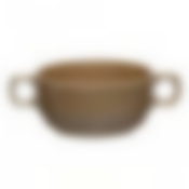 Чашка бульонная ф.Принц 380 мл Акварель золотисто-коричневая Башкирский фарфор