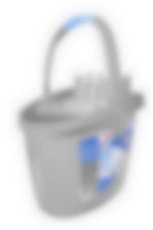 Ведро с отжимом 12 л. овальное YORK "БАКТЕРИЯ СТОП"