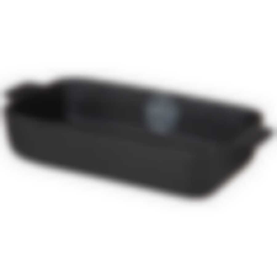 Блюдо прямоугольное с ручками BRONCO "MIDNIGHT" 29*14*6 см