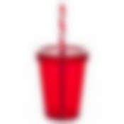 Стакан для коктейлей с крышкой и трубочкой 450 мл (цвет в ассортименте)