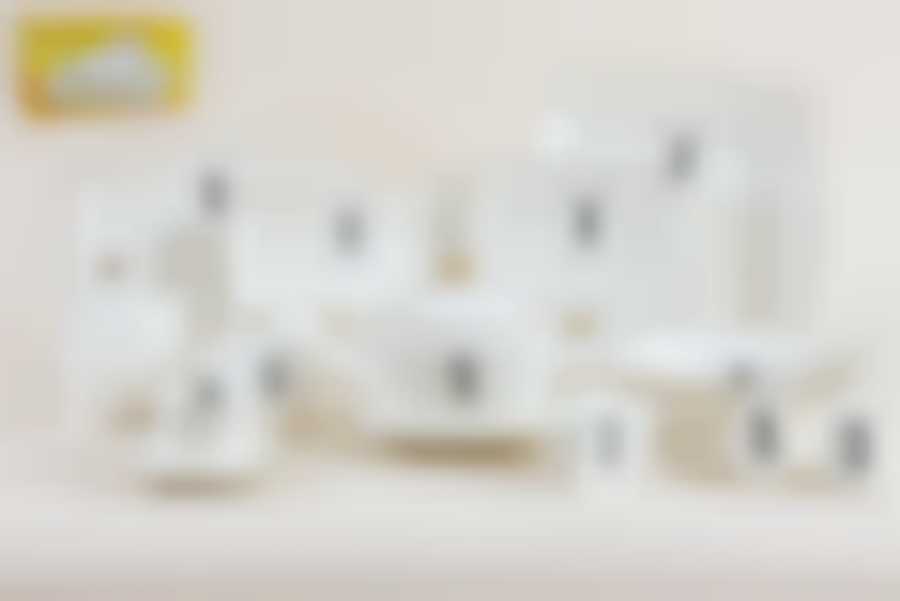 Набор столовый 6/49 ф.квадр. "Снежная королева"