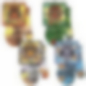 Прихватка с рукавицей "Ауф Тигр". Набор из 2-х предметов.  4диз. NEW