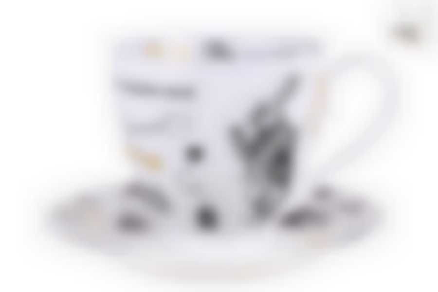 Пара чайная круглая 440мл "Безумное чаепитие" п/у