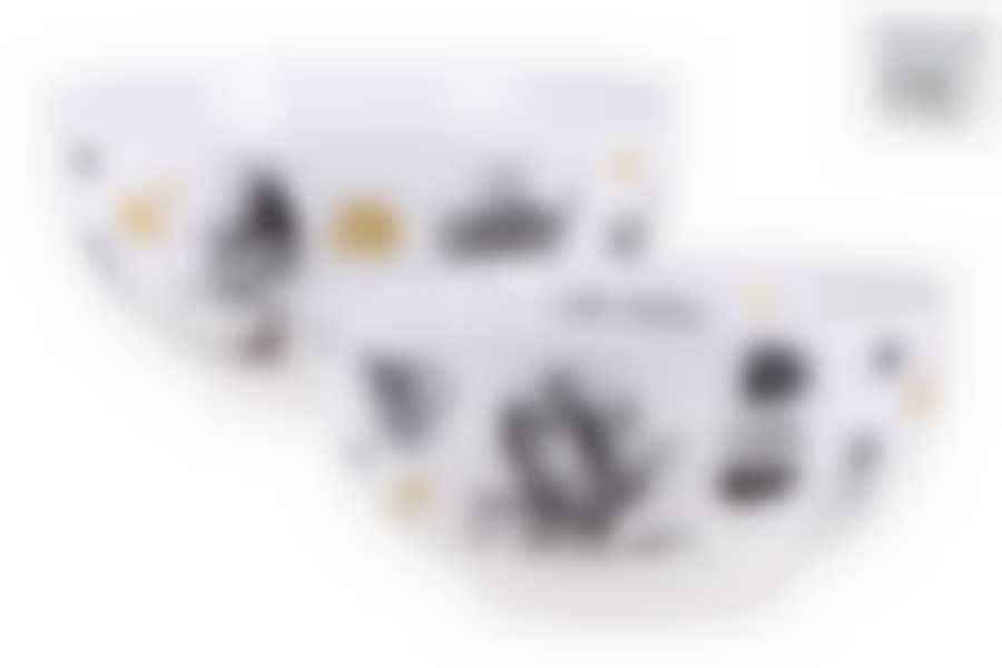 Конфетница 610мл/14см ф.круг "Безумное чаепитие" п/у