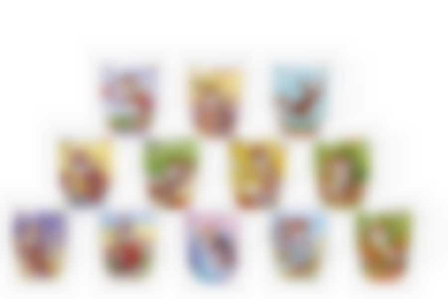 Кружка 340мл. бочка "Зодиаки-тигры" 12 диз.