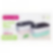 Ланч бокс двойной 1400мл (цв.  салатовый, розовый)