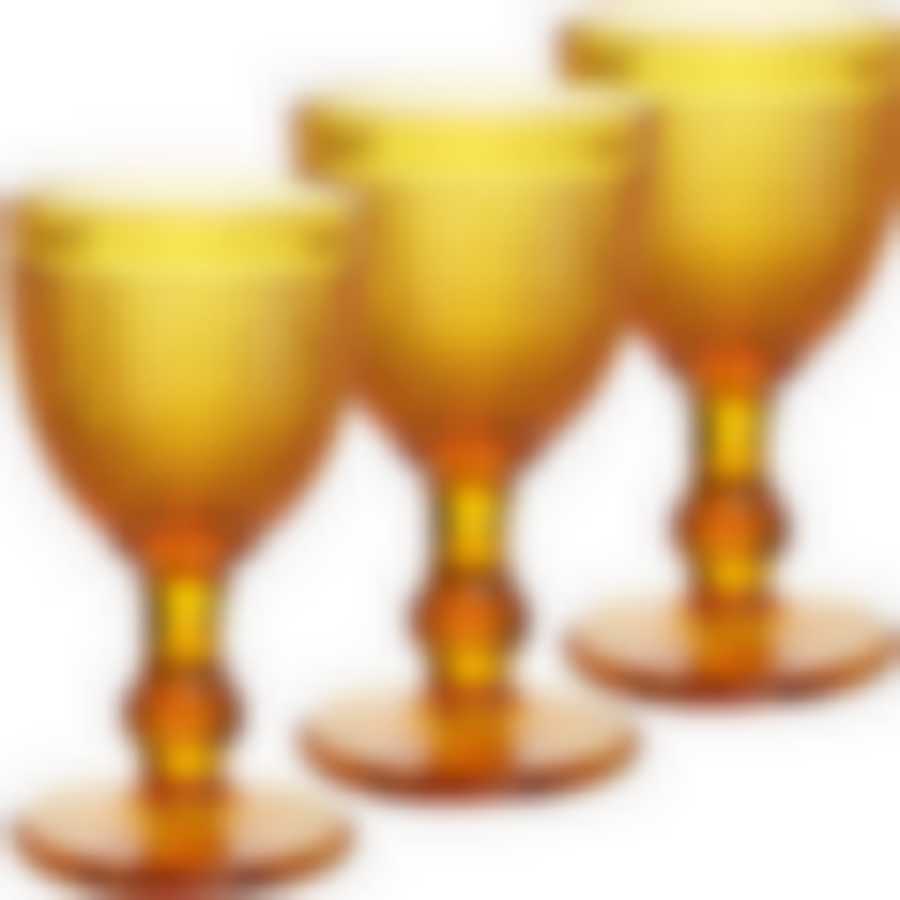 Набор бокалов 300 мл 6 шт (цв. янтарный) LR