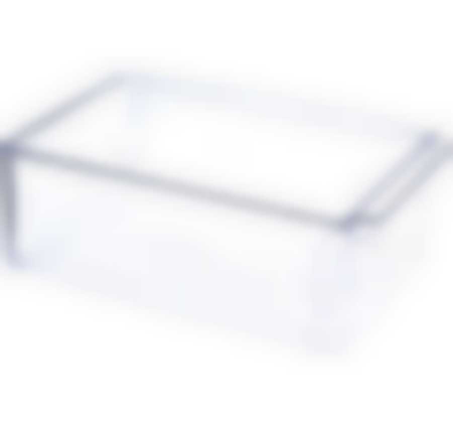 Органайзер для холодильника 20х30х10см с крышкой прозрачный