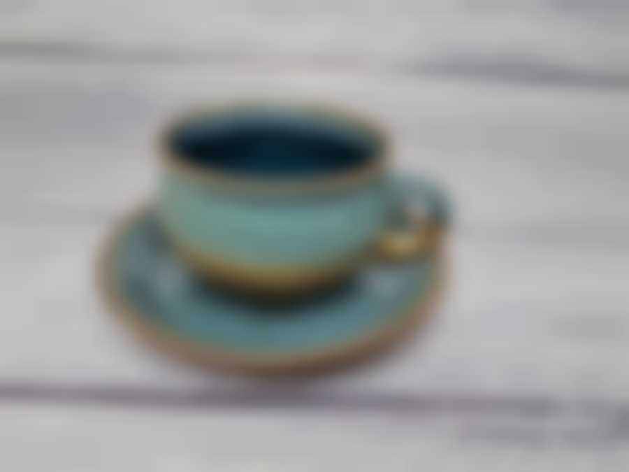 Чашка (Штр., Орн.) с блюдцем