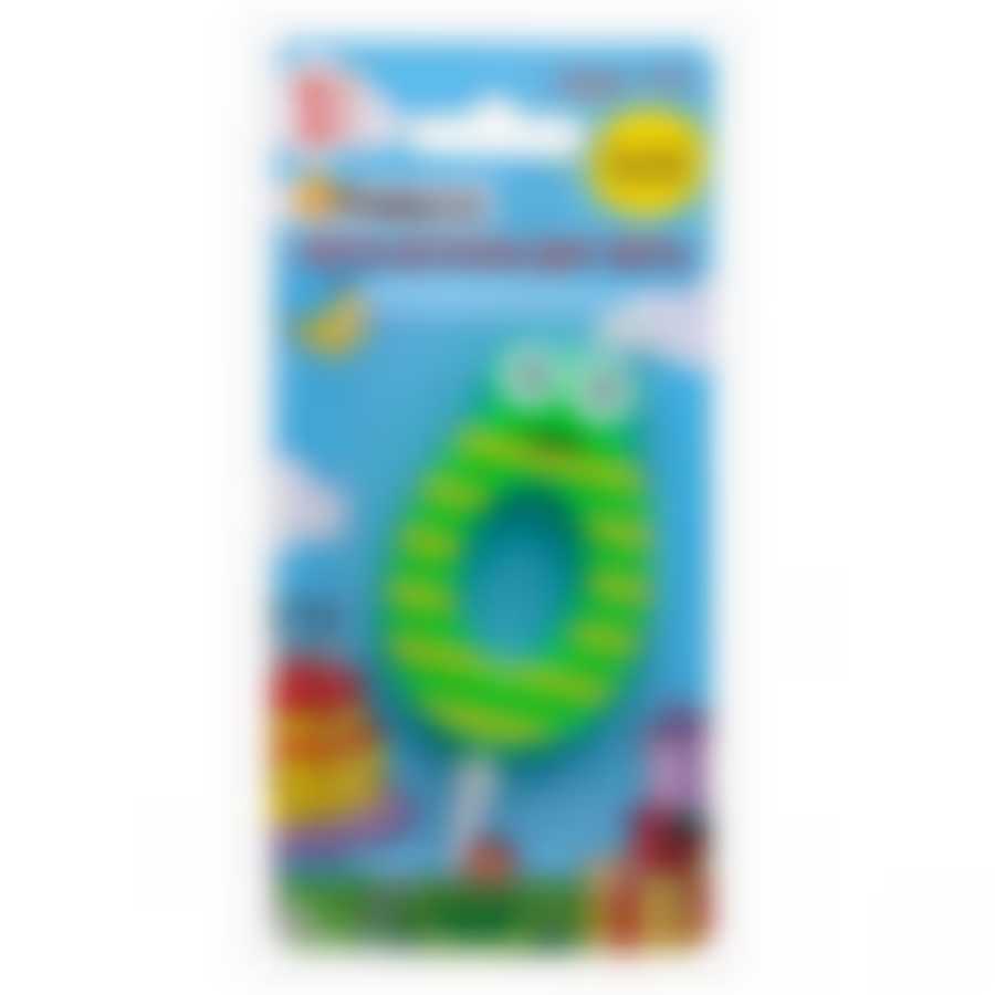 Свеча детская для торта PATERRA, цифра 0 (1шт.в упаковке)