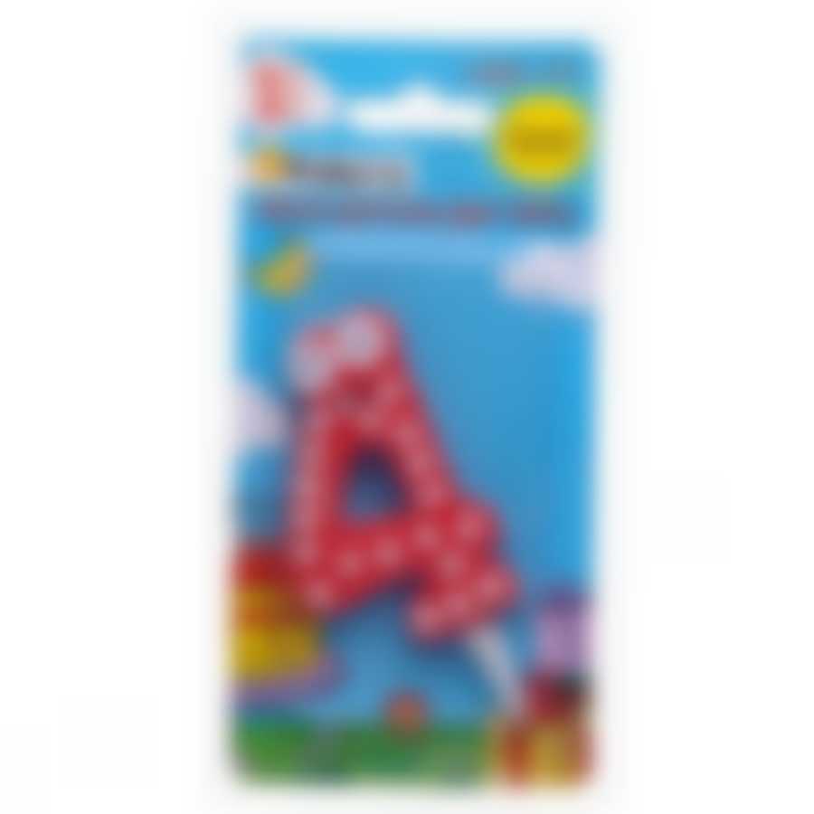 Свеча детская для торта PATERRA, цифра 4 (1шт.в упаковке)